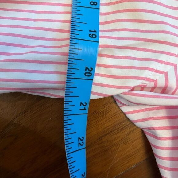 English Factory women's Colorblock Stripe Pink Button Down shirt size small NWT - Picture 7 of 7